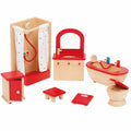 Goki Puppenhaus Badezimmer Set, 7-teilig